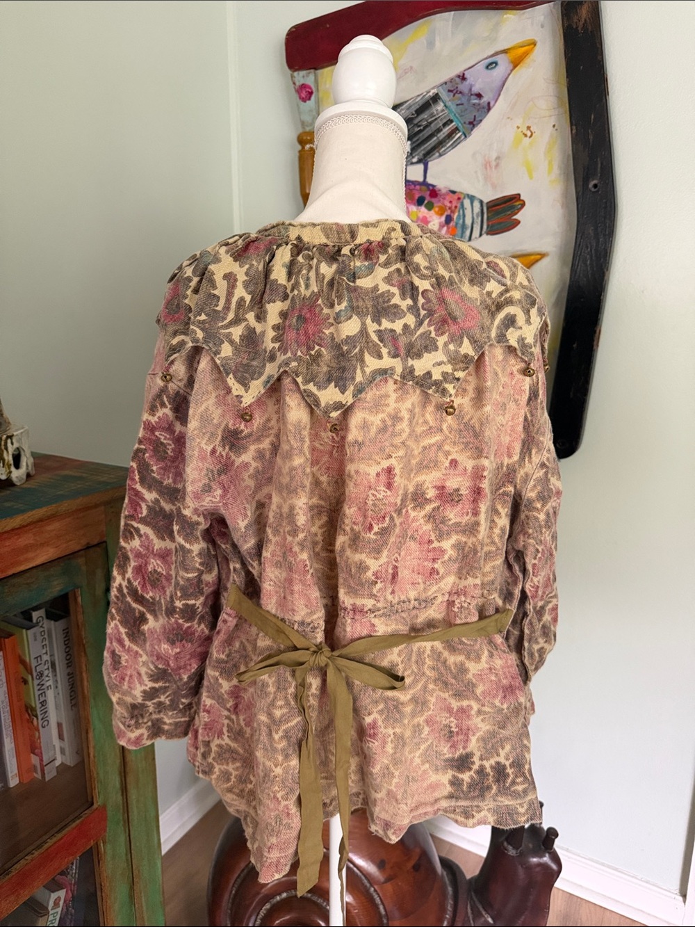 Magnolia Pearl Bell Collared Jacket with ribbon - Picture 3 of 6